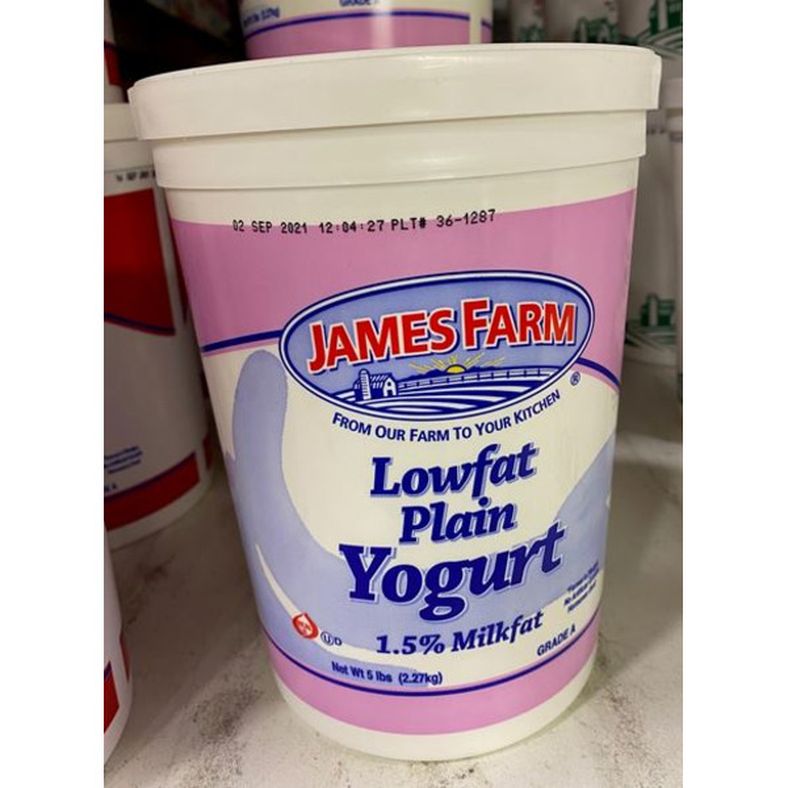 James Farm - Lowfat Plain Yogurt (1%) - 5 lb