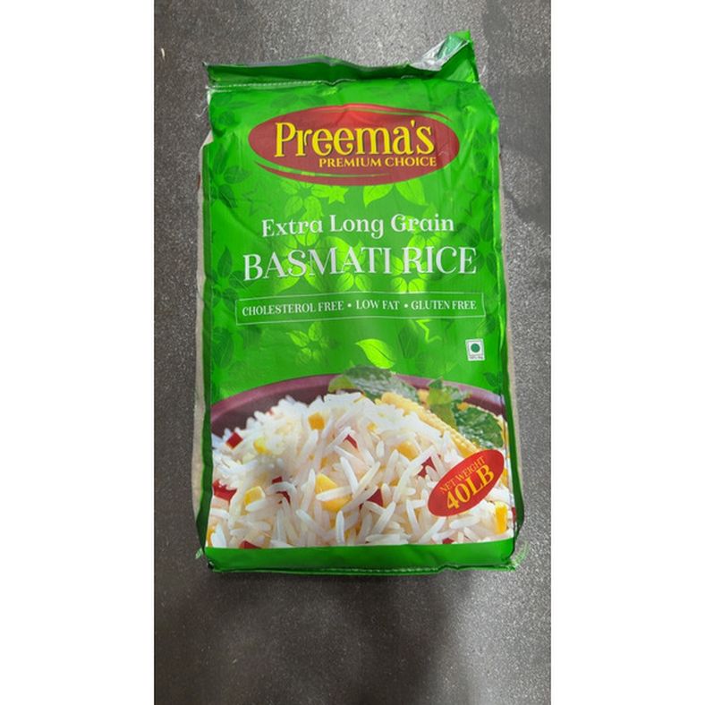 Preema's Extra Long Grain Basmati Rice - 40 lbs