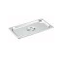 Winco - Stainless Steel Steam Pan Cover Solid (Third/1-3) - 12.88" x 7" x 1.5"