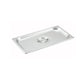 Winco - Stainless Steel Steam Pan Cover Solid (Third/1-3) - 12.88" x 7" x 1.5"