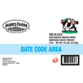 James Farm - White American Cheese (200 slices) - 5 lb
