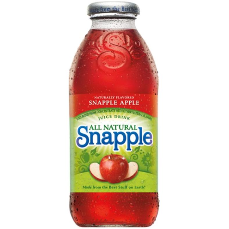 Snapple - Apple Juice - 24x16 oz Glass