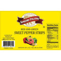 Supremo Italiano - Red & Green Sweet Pepper Strips - gallon