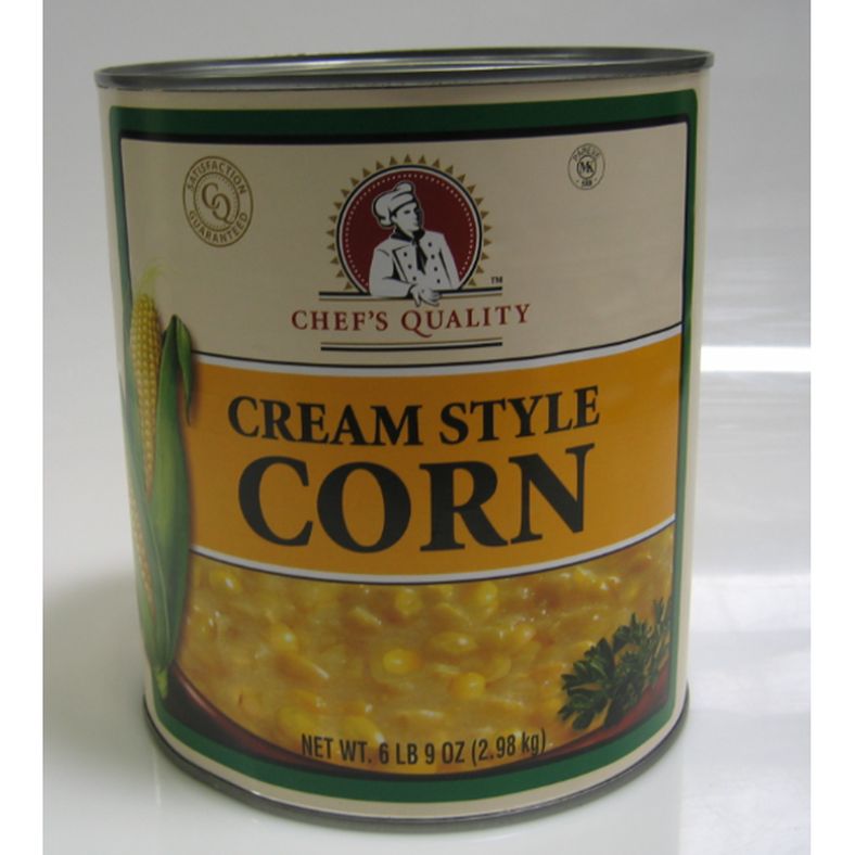 Chef's Quality - Cream Style Corn - #10 cans