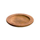 Lodge - Round Wood Underliner (7.25", Walnut Stain)