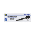 Sunset - Black Plastic Serving Spoons - 12 ct