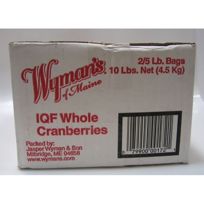 Wyman - Whole Cranberries - 2x5 lb