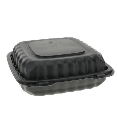 rd-51273120-pactiv-9x9x3-microwavable-1compartment-hingedlid-takeout-container-black-120-ct