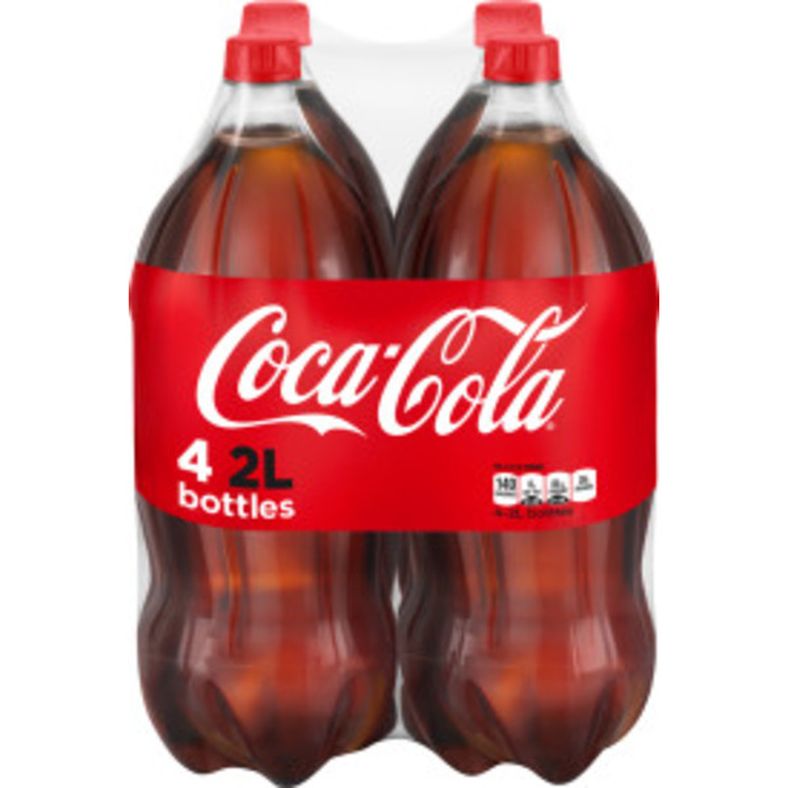 Coca-Cola - Classic Soda - 4x2 Liter Bottles