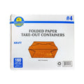 Sunset - Kraft Take-Out Container #4 - 160 ct