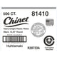 Chinet - Heavyweight Plastic Plates 10.25" Round - Black