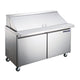 Sir Lawrence - 47" 2-Door Mega Top Refrigerated Sandwich Prep Table (Stainless Steel)