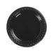 Heavyweight Black Plastic Plate (6")