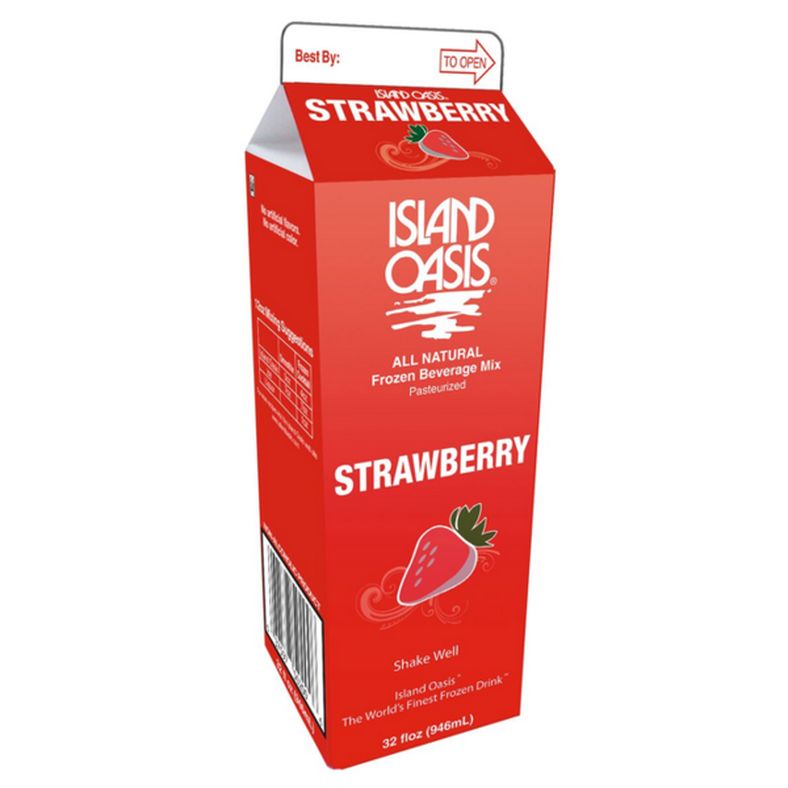 Island Oasis - Strawberry Smoothie Mix - 12x1 Qt
