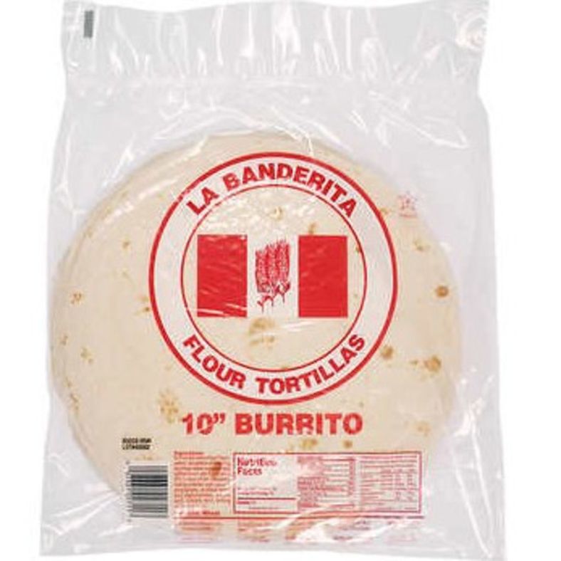 La Banderita - Flour Tortillas (10") - 16x12 ct