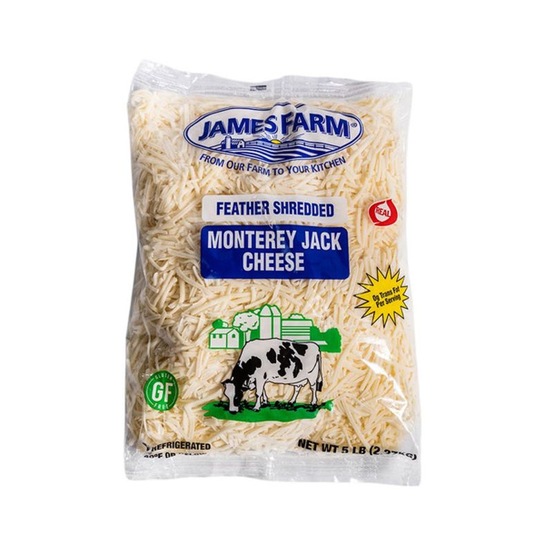 James Farm - Shredded Monterey Jack Cheese - 5 lb