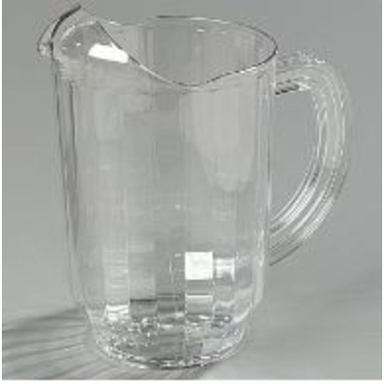 rd-19190072-carlisle-60-ounce-plastic-clear-pitcher-each