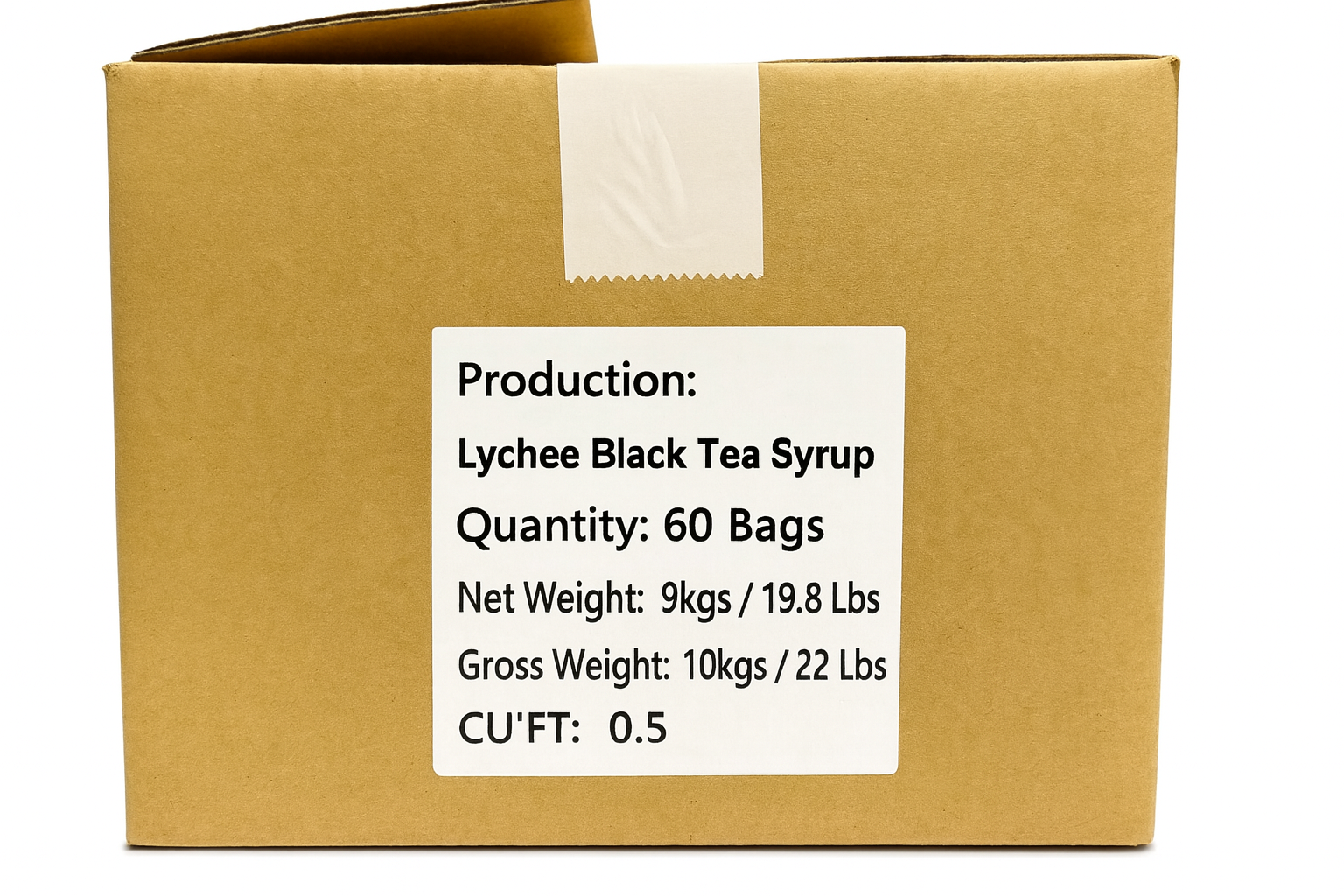 Lychee Black Tea Syrup