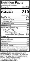 Hershey's - Milk Chocolate Bar - 36x1.55 oz