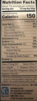 Quaker - Standard Oats - 10 lb