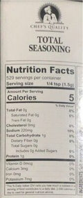 Chef's Quality - Total or Complete Seasoning - 25 oz