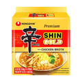 Mì ăn liền NONGSHIM Gold Shin Ramen với nước dùng gà, 4 túi, 520g